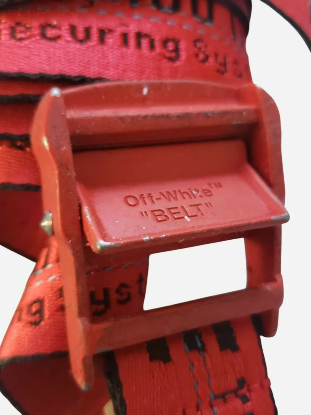 Off-White Red Belt